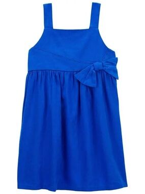 Carters Sleeveless Toddler Dress Blue 4T NWT